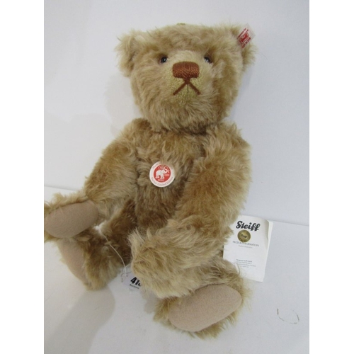 413 - STEIFF TEDDY, blonde  Steiff teddy bear, Sinclair mohair no 036262