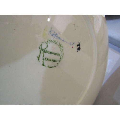 419 - ART DECO CERAMICS, an art deco Shelley tureen together with a Shelley pot, Royal Winton chintz plate... 