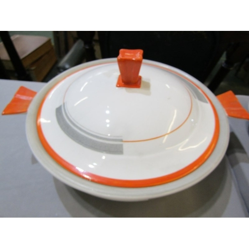 419 - ART DECO CERAMICS, an art deco Shelley tureen together with a Shelley pot, Royal Winton chintz plate... 