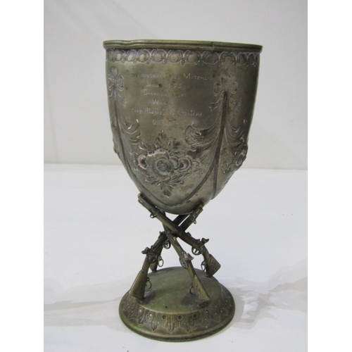 430 - PLATED SALTS, pair of plated shell form salts with dolphin supports, 3 plated tots, 4 green glass tu... 