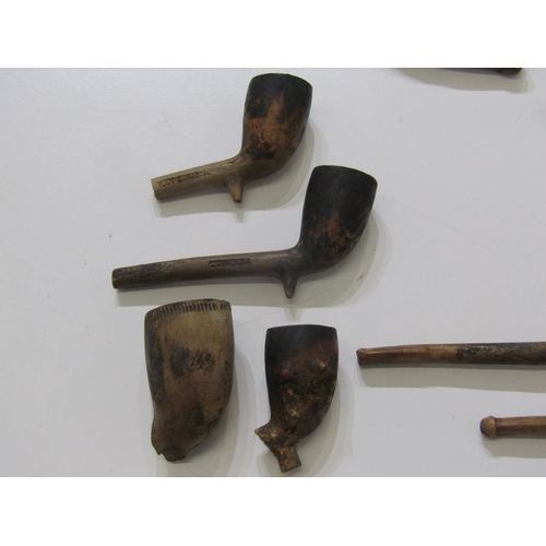 435 - ASSORTED CLAY PIPES, collection of antique pipes