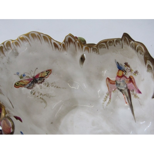 436 - 19th CENTURY PORCELAIN, Graingers Worcester sucrier, twin handled lidded sucrier decorated birds and... 