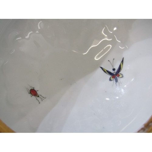 436 - 19th CENTURY PORCELAIN, Graingers Worcester sucrier, twin handled lidded sucrier decorated birds and... 