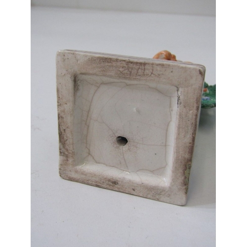 438 - STAFFORDSHIRE CREAMWARE FIGURES, collection of 4 square base figures, including 