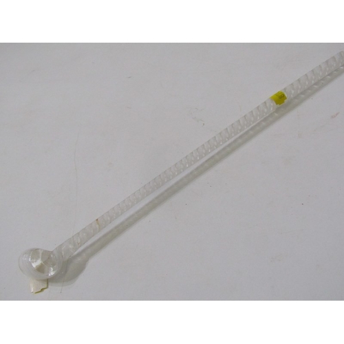 446 - ART GLASSWARE, 2 blue veined art glass vases, Jack in the pulpit vase & various other art glass (11 ... 