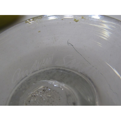 446 - ART GLASSWARE, 2 blue veined art glass vases, Jack in the pulpit vase & various other art glass (11 ... 