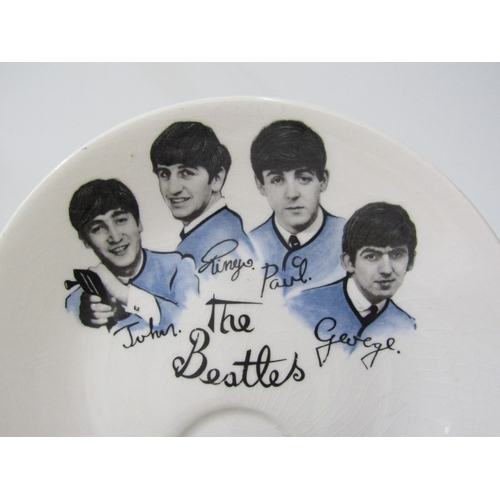 448 - BEATLES, portrait cup and saucer by Washington Pottery