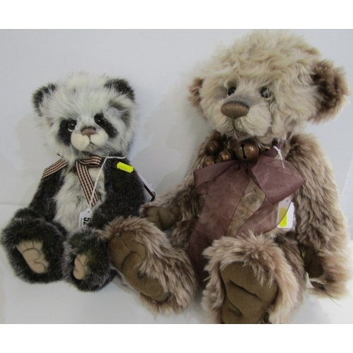 521 - CHARLIE BEAR, Kingsley CB212131A plush bear, also a Harper bear from the Isobelle Collection,  limit... 