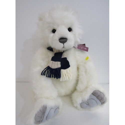 522 - CHARLIE BEARS, Lord of the Arctic limited edition 467/2000, plush bear, 23