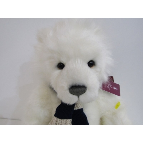 522 - CHARLIE BEARS, Lord of the Arctic limited edition 467/2000, plush bear, 23