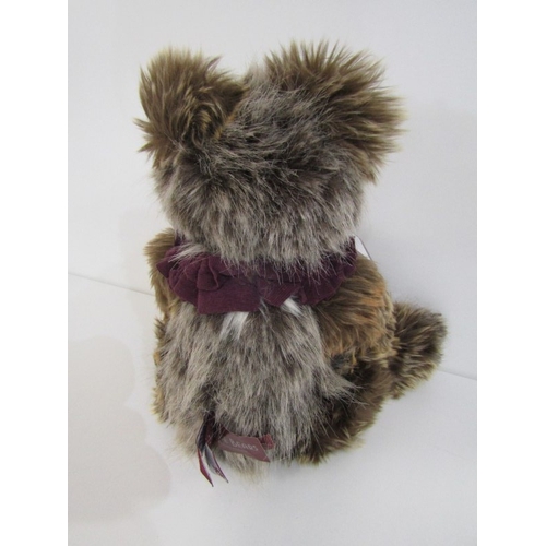 523 - PLUSH CHARLIE BEARS, Poncho CB212126A bear, also Anniversary Santa Paws, CB202076