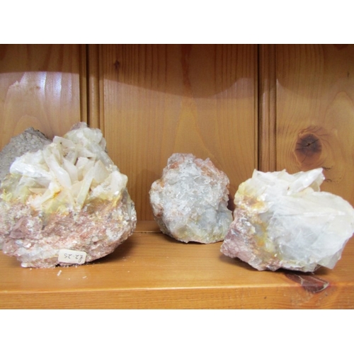 529 - MINERALS, various minerals including fluorite and pyromorphite, etc