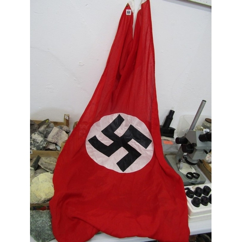 553 - GERMAN FLAG, reproduction German flag depicting a Swastika
