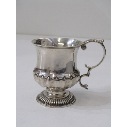 566 - SILVER CHRISTENING MUG, by Joseph Angel, London 1823, 120 grams