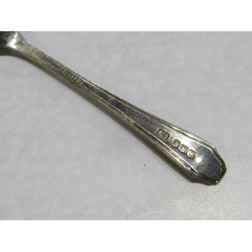 568A - SILVER CUTLERY, boxed pair of silver anointing spoons with Sheffield HM, in retail box for Langford ... 