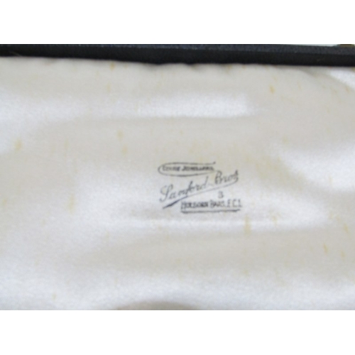 568A - SILVER CUTLERY, boxed pair of silver anointing spoons with Sheffield HM, in retail box for Langford ... 