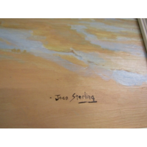 585 - JOAN STERLING, oil on board 