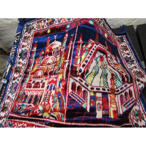 607 - RUGS, 8 various small rugs, Arab influence