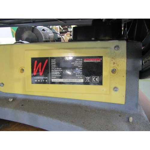 630 - SCROLL SAW, a bench scroll saw by Axminster, 72cm length