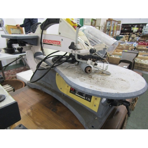 630 - SCROLL SAW, a bench scroll saw by Axminster, 72cm length