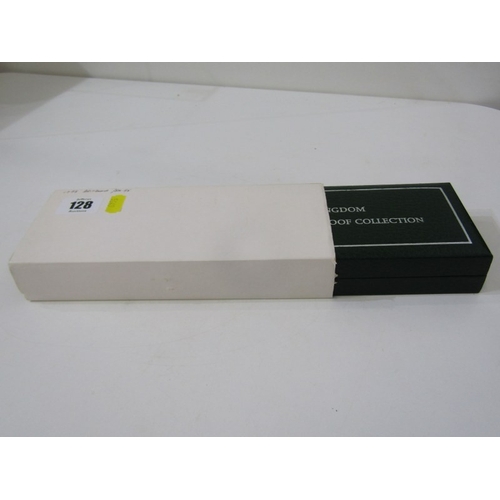 128 - 1998 Silver Britannia Collection 4-coin set, £2 (1 oz), £1 (1/2 oz), 50 pence (1/4 oz) & 20 pence (1... 