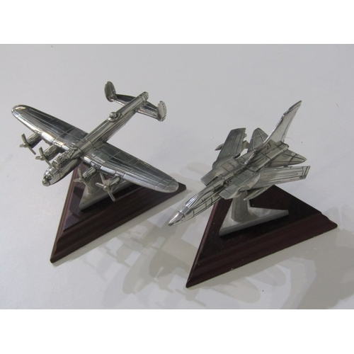 ENGLISH PEWTER AIRCRAFT MINIATURES, 10 boxed fine art aircraft ...