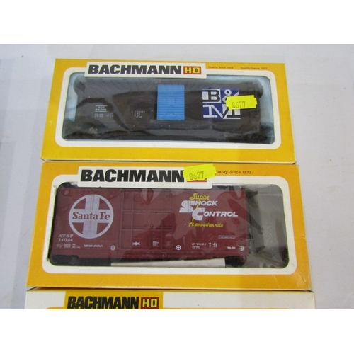 232 - BACHMANN HO SERIES, 7 boxed models from series; 2-8-0 consolidation with smoke Great Northern no 065... 