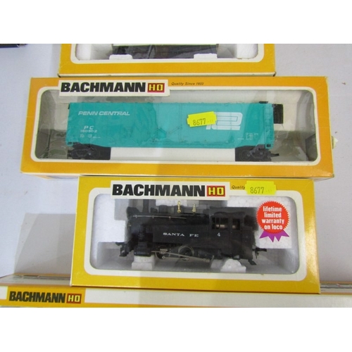 232 - BACHMANN HO SERIES, 7 boxed models from series; 2-8-0 consolidation with smoke Great Northern no 065... 