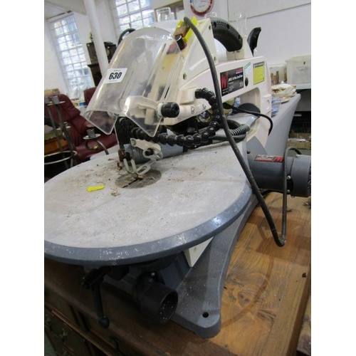 630 - SCROLL SAW, a bench scroll saw by Axminster, 72cm length
