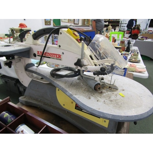630 - SCROLL SAW, a bench scroll saw by Axminster, 72cm length