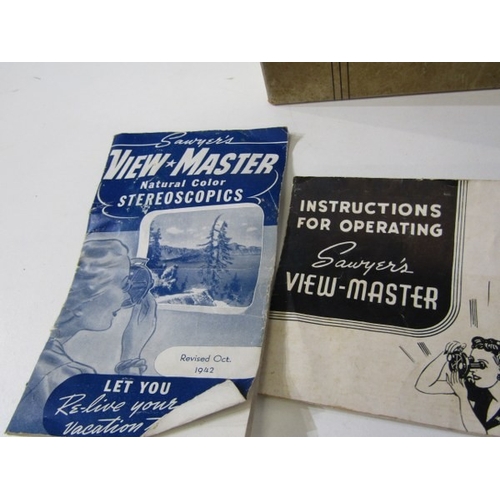 731 - VINTAGE VIEW MASTER, a Sawyers View Master with cards and instructions, in original box