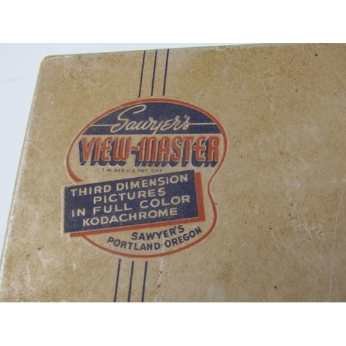 731 - VINTAGE VIEW MASTER, a Sawyers View Master with cards and instructions, in original box