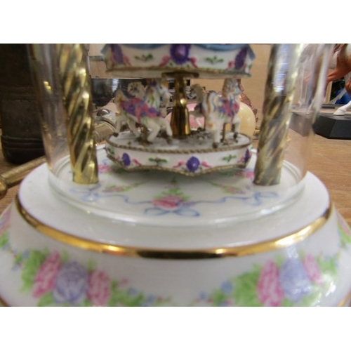 780 - WOODEN BELLOWS, a pair of wooden bellows, with a lion and inscribed 