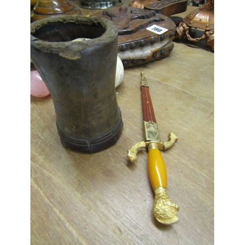 780 - WOODEN BELLOWS, a pair of wooden bellows, with a lion and inscribed 