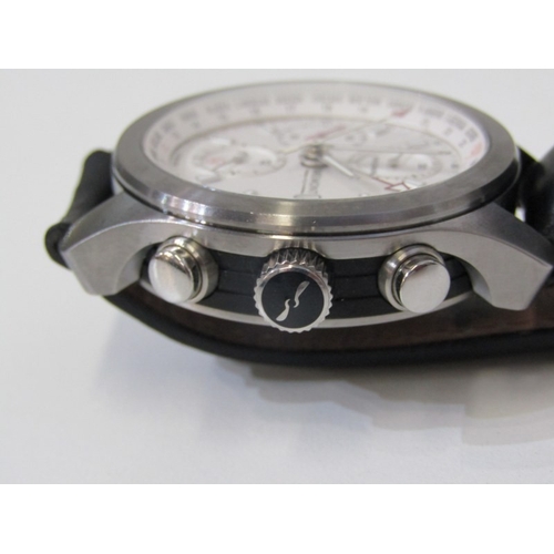 31 - BREMONT CHRONOMETER, a Bremont 'Kingsman' white dialled chronograph wristwatch, limited edition of 5... 