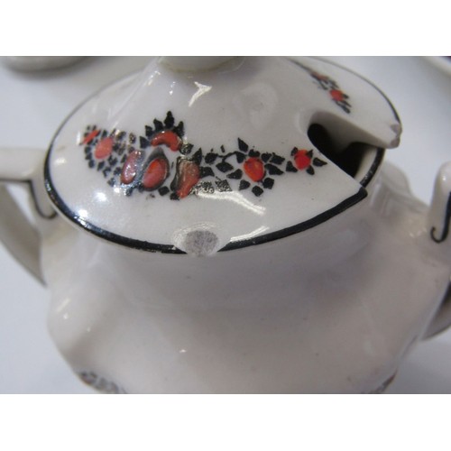CROWN DUCAL, 'Orange Tree' pattern china, a large quantity of