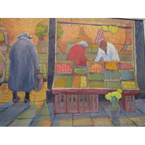 117 - A MICHALSKA, oil on board 