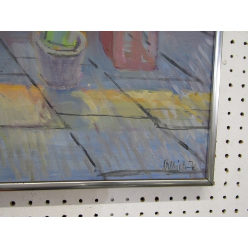 117 - A MICHALSKA, oil on board 