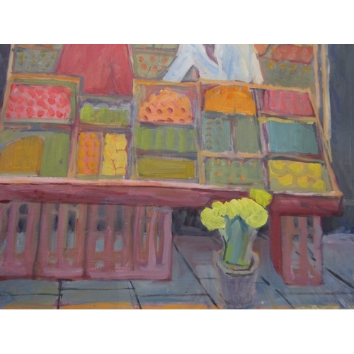 117 - A MICHALSKA, oil on board 