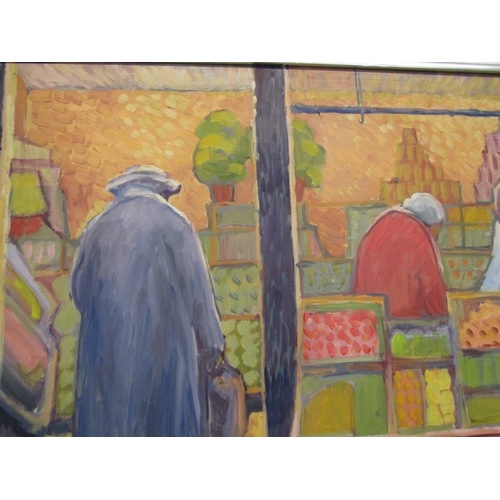 117 - A MICHALSKA, oil on board 