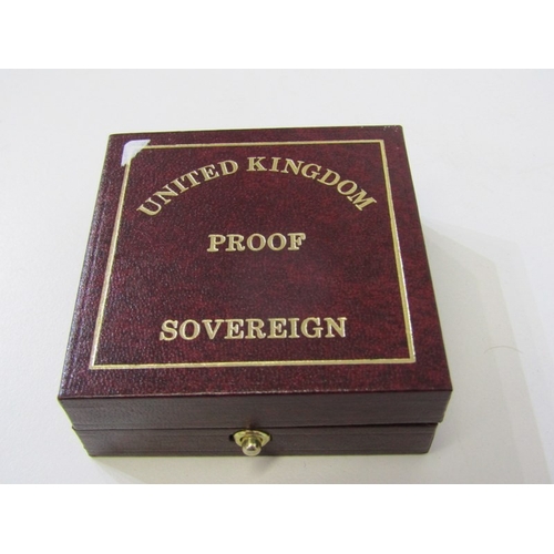 22 - 1992 gold proof sovereign, capsuled in Royal Mint box with CoA, limited edition 0228/5000.  Scarcer ... 