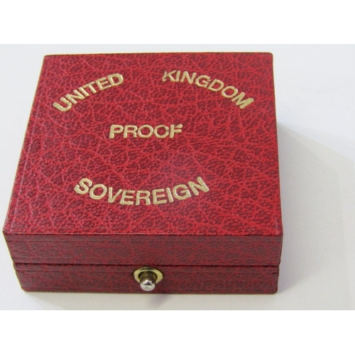 24 - 1989 gold proof Tudor Rose sovereign, 500th Anniversary of the first Tudor sovereign capsuled in Roy... 