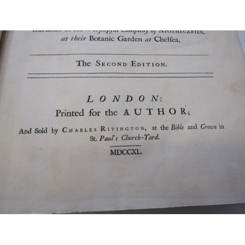 488 - MILLER'S GARDENER'S DICTIONARY, 1743 Miller's Gardener's Dictionary in 2 volumes, folio 4th edition.... 