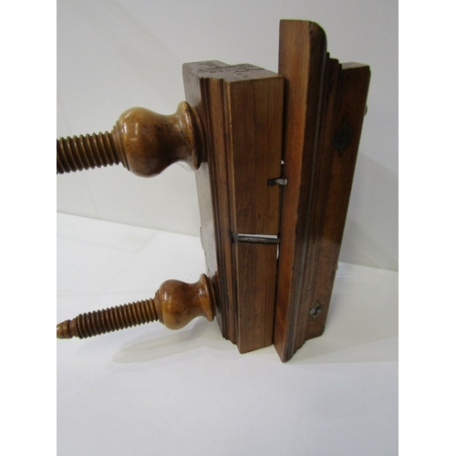494 - ANTIQUE WOODEN PLANE, a fine antique wooden plough plane used for cutting grooves or rebates, with v... 