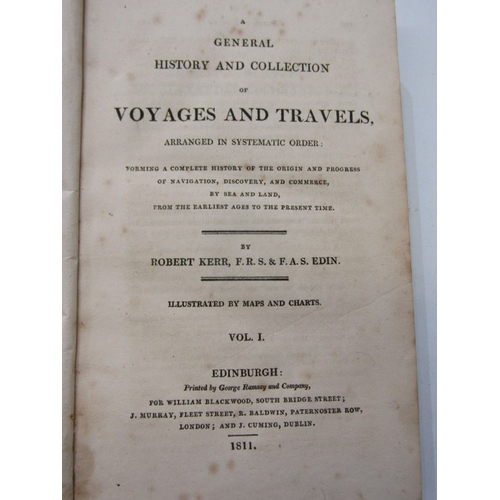 499 - ANTIQUARIAN TRAVEL BOOKS, 17 volumes of 'A General History and Collection of Voyages and Travels arr... 