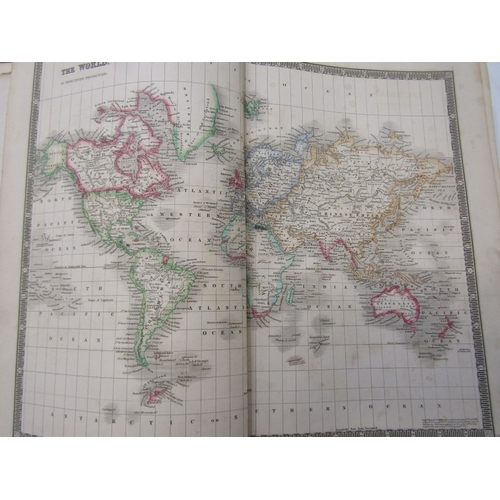 505 - 19TH CENTURY ATLAS, A new general atlas of the world containing 47 maps, published by Henry Teesdale... 