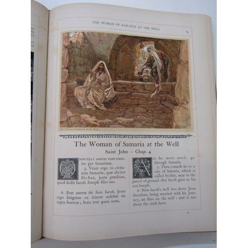 506 - THE NEW TESTAMENT, 2 volumes of the Peoples Edition of The New Testament, illustrated by J. James Ti... 