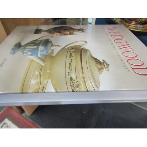 529 - ANTIQUE CERAMIC REFERENCE BOOKS, antique collectors club book on Minton, Wedgwood, and a volume on S... 