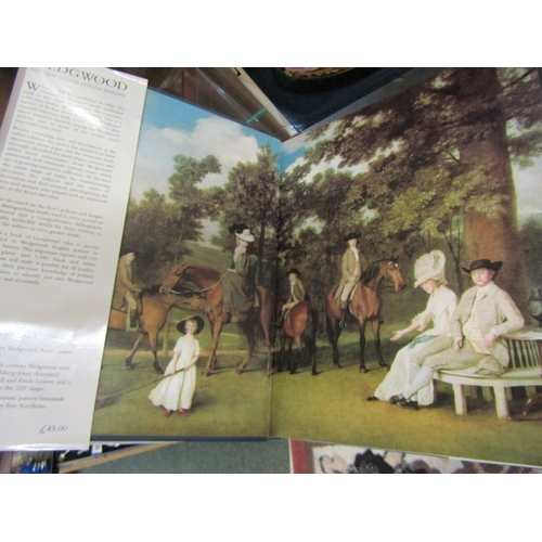 529 - ANTIQUE CERAMIC REFERENCE BOOKS, antique collectors club book on Minton, Wedgwood, and a volume on S... 