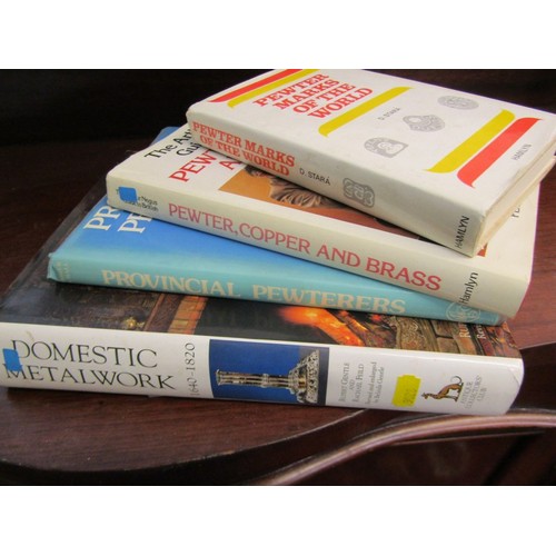 525 - DOMESTIC METALWORK REFERENCE BOOK, an antique collectors club reference book 